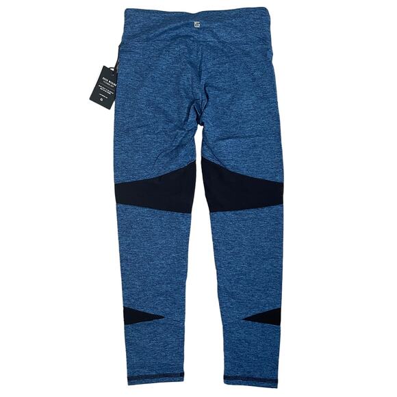 Lanston Sport Minimal Diamond Mesh 7/8 Legging Ocean Blue Black - XS - $128 - Picture 2 of 10